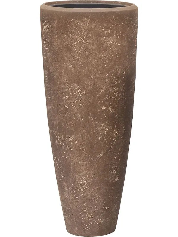 Baq Polystone Plain Plant Pot 120cm Height 39cm Dia Partner Rock (with liner)