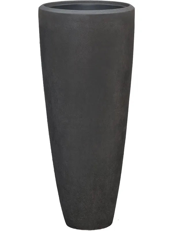Baq Polystone Plain Plant Pot 120cm Height 39cm Dia Partner Smoke (with liner)