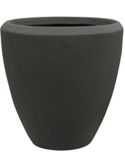 Baq Polystone Plain Plant Pot 24cm Height 20cm Dia Couple Smoke