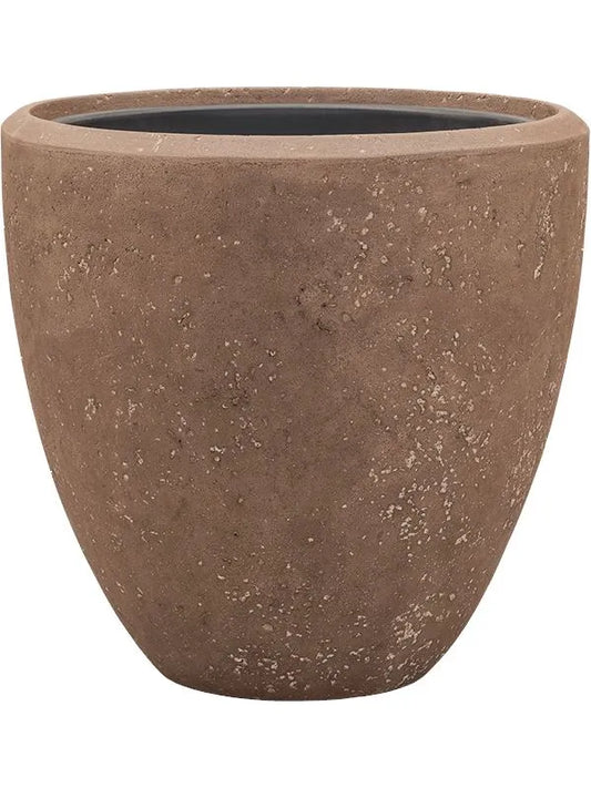 Baq Polystone Plain Plant Pot 50cm Height 41cm Dia Couple Rock (with liner)