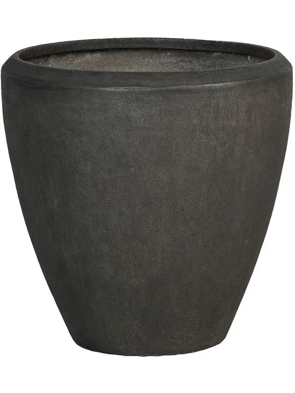 Baq Polystone Plain Plant Pot 65cm Height 57cm Dia Couple Smoke