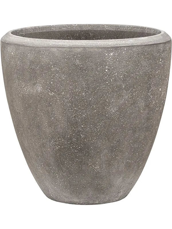 Baq Polystone Plain Plant Pot 65cm Height 58cm Dia Couple Grey
