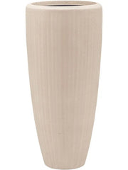 Baq Polystone Plain Plant Pot 70cm Height 24cm Dia Partner Natural (with liner)