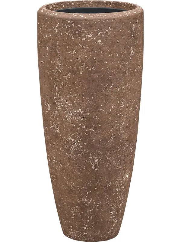 Baq Polystone Plain Plant Pot 70cm Height 24cm Dia Partner Rock (with liner)