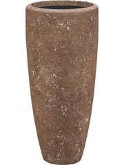 Baq Polystone Plain Plant Pot 70cm Height 24cm Dia Partner Rock (with liner)