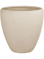 Baq Polystone Plain Plant Pot 80cm Height 71cm Dia Couple Natural