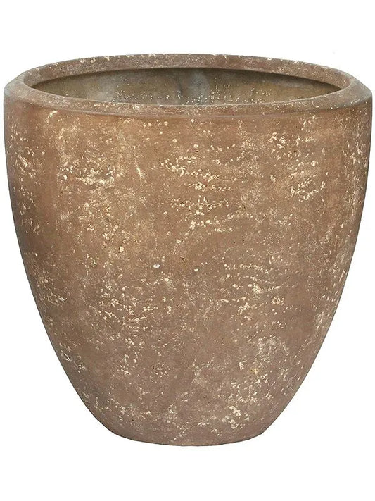 Baq Polystone Plain Plant Pot 80cm Height 71cm Dia Couple Rock