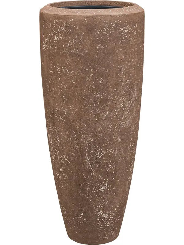 Baq Polystone Plain Plant Pot 90cm Height 27cm Dia Partner Rock (with liner)