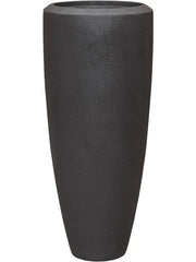 Baq Polystone Plain Plant Pot 90cm Height 27cm Dia Partner Smoke (with liner)