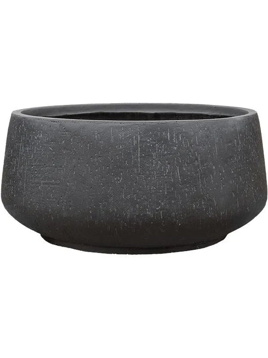 Baq Raindrop Plant Pot 19cm Height 42cm Dia Bowl Anthracite