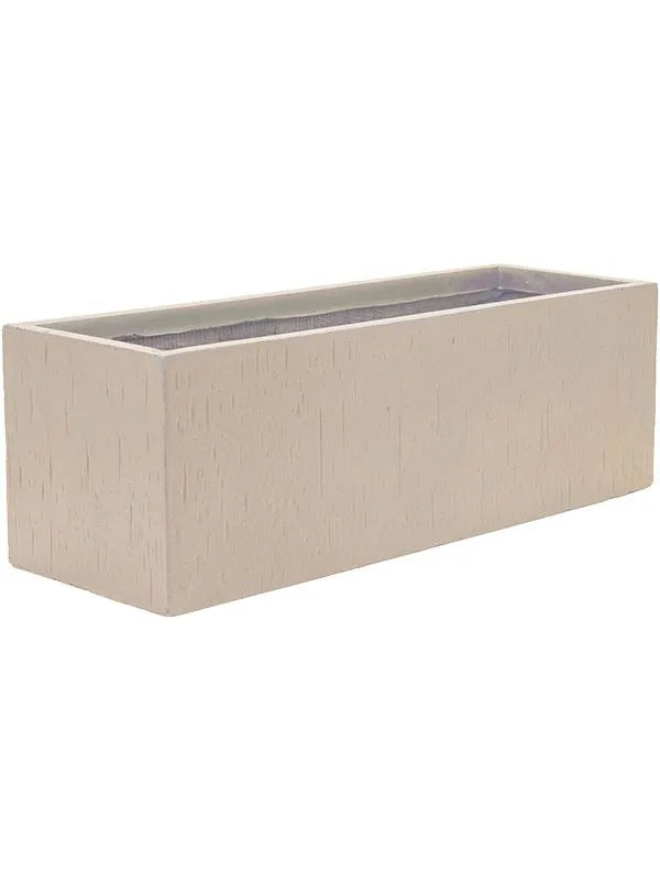 Baq Raindrop Plant Pot 23cm Height 22cm Dia Rectangle Beige