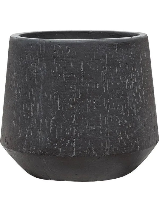 Baq Raindrop Plant Pot 26cm Height 22cm Dia Darcy Anthracite