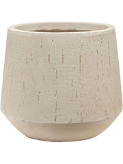 Baq Raindrop Plant Pot 26cm Height 22cm Dia Darcy Beige