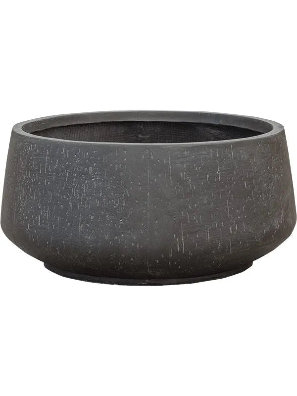 Baq Raindrop Plant Pot 26cm Height 45cm Dia Bowl Anthracite
