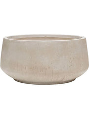Baq Raindrop Plant Pot 26cm Height 45cm Dia Bowl Beige