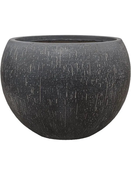 Baq Raindrop Plant Pot 30cm Height 31cm Dia Globe Anthracite