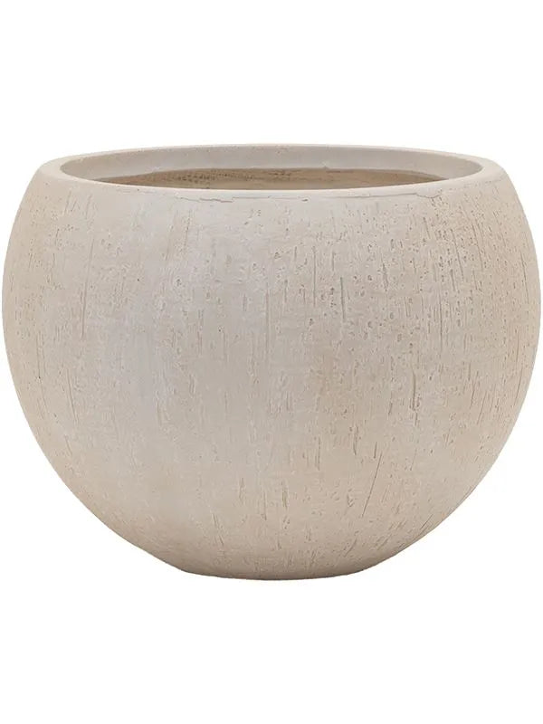 Baq Raindrop Plant Pot 30cm Height 31cm Dia Globe Beige
