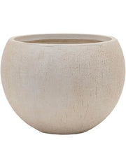 Baq Raindrop Plant Pot 30cm Height 31cm Dia Globe Beige