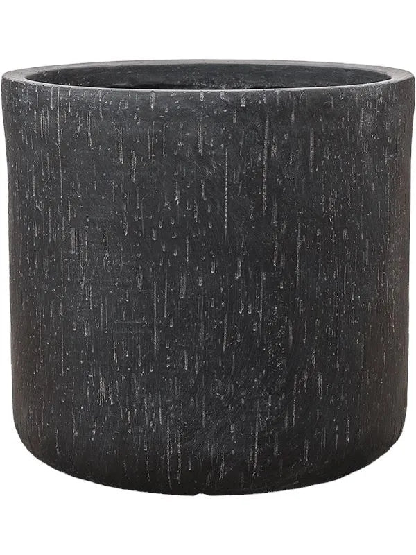 Baq Raindrop Plant Pot 32cm Height 29cm Dia Cylinder Anthracite