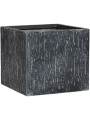 Baq Raindrop Plant Pot 36cm Height 34cm Dia Cube Anthracite
