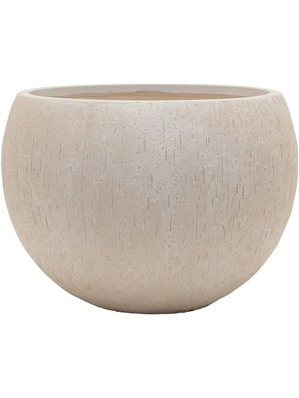Baq Raindrop Plant Pot 40cm Height 44cm Dia Globe Beige