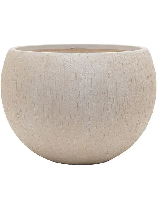 Baq Raindrop Plant Pot 40cm Height 44cm Dia Globe Beige