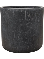 Baq Raindrop Plant Pot 41cm Height 37cm Dia Cylinder Anthracite