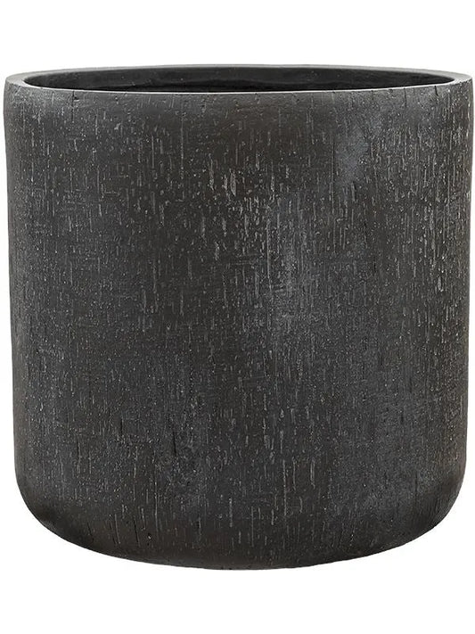 Baq Raindrop Plant Pot 49cm Height 46cm Dia Cylinder Anthracite