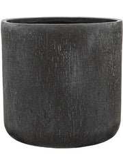 Baq Raindrop Plant Pot 49cm Height 46cm Dia Cylinder Anthracite
