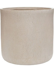 Baq Raindrop Plant Pot 49cm Height 46cm Dia Cylinder Beige