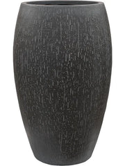 Baq Raindrop Plant Pot 60cm Height 26cm Dia Emperor Anthracite