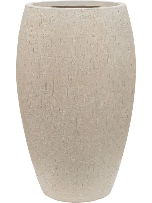 Baq Raindrop Plant Pot 60cm Height 26cm Dia Emperor Beige