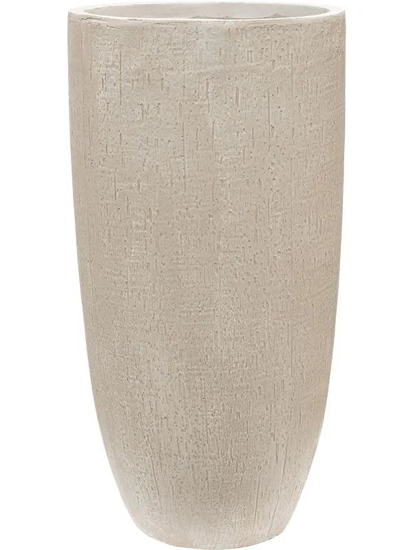 Baq Raindrop Plant Pot 62cm Height 28cm Dia Partner Beige