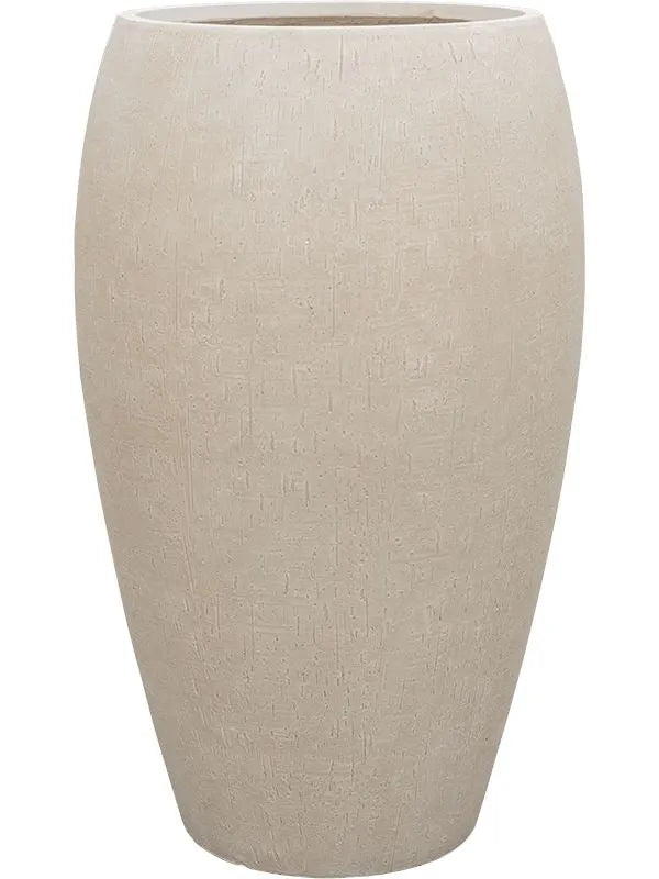 Baq Raindrop Plant Pot 88cm Height 39cm Dia Emperor Beige