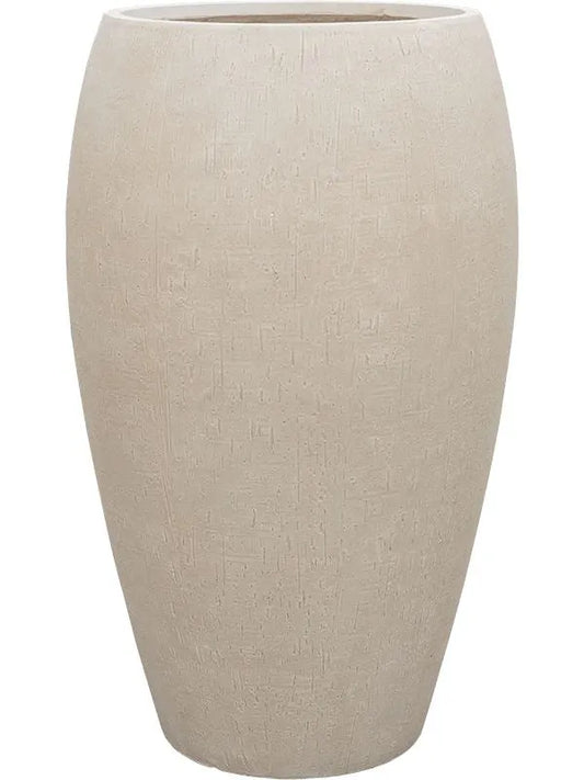 Baq Raindrop Plant Pot 88cm Height 39cm Dia Emperor Beige