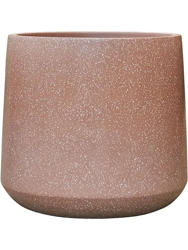 Baq Terrazzo Plant Pot 52cm Height 53cm Dia Darcy Mocha