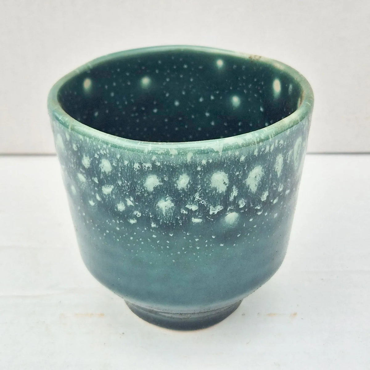 Blue Reactive Glaze Indoor 13cm Plant Pot