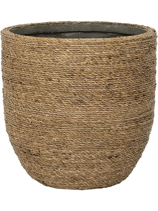 Bohemian Plant Pot 32cm Height 29cm Dia Cody L Straw Grass