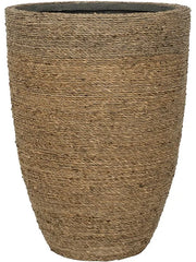Bohemian Plant Pot 41cm Height 27cm Dia Ben M Straw Grass