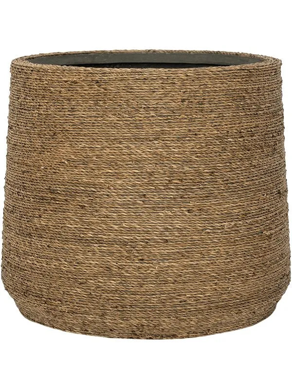 Bohemian Plant Pot 41cm Height 45cm Dia Patt XL Straw Grass