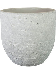 Cas Plant Pot 19cm Height 18cm Dia Pot Cool Grey