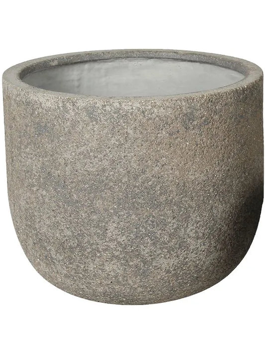 Cement & Stone Plant Pot 27cm Height 26cm Dia Cody M Dioriet Grey