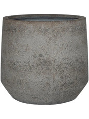 Cement & Stone Plant Pot 28cm Height 24cm Dia Harith S Dioriet Grey