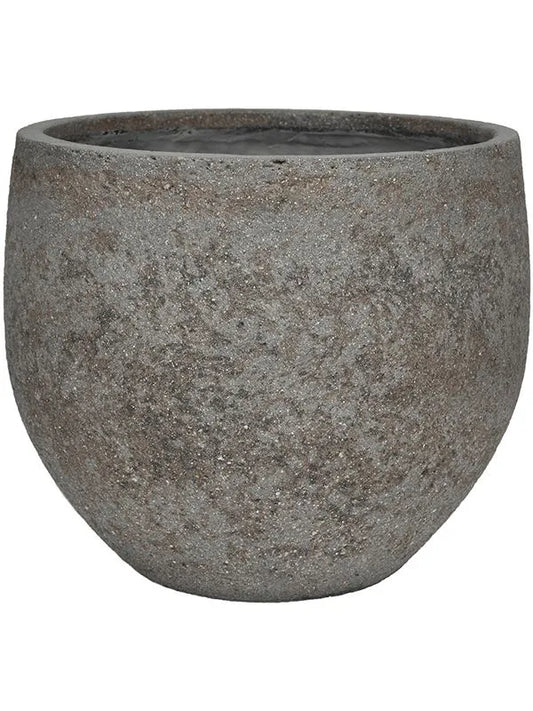 Cement & Stone Plant Pot 28cm Height 26cm Dia Mini Orb L Dioriet Grey