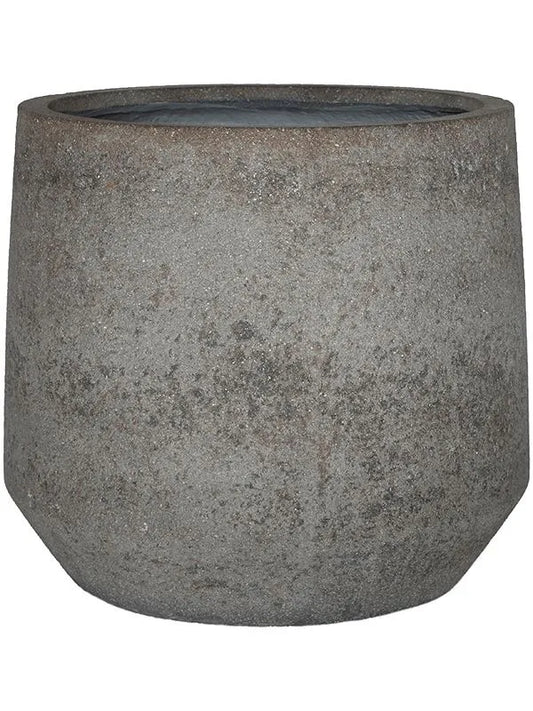 Cement & Stone Plant Pot 38cm Height 33cm Dia Harith M, Dioriet Grey