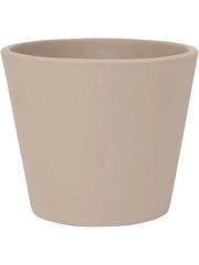 Ceramic Plant Pot 10cm Height 9cm Dia Inez XS Funghi Beige