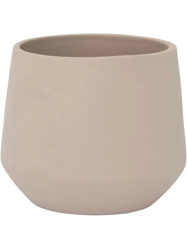 Ceramic Plant Pot 11cm Height 8.5cm Dia Julia XS Funghi Beige