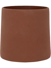 Ceramic Plant Pot 15cm Height 10.5cm Dia Sofia M Peacan Brown