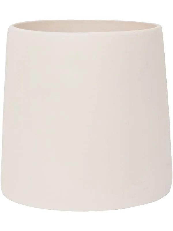 Ceramic Plant Pot 15cm Height 10.5cm Dia Sofia M Vanilla White