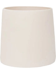 Ceramic Plant Pot 15cm Height 10.5cm Dia Sofia M Vanilla White